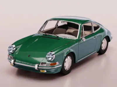 Porsche 911 1964 3D print model