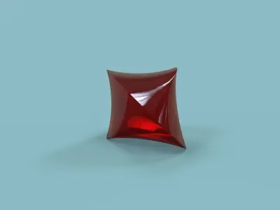 Oloid gemstone 3D model