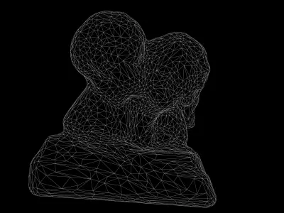 Interior Statue - Decoration Low-poly 3D model