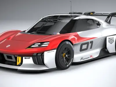 Porsche Mission R 2021 3D model