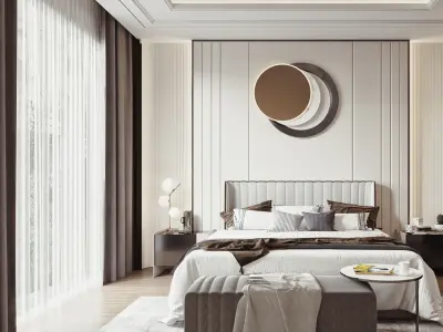  Bedroom interior 132 3D model