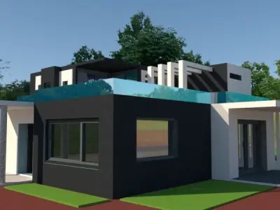 Luxury Villa 3D model