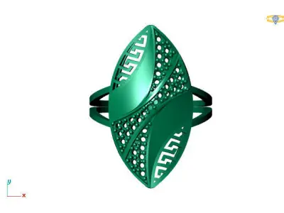 Women Ring STL Womens Ring 3d models 3D print model 3D print model 5