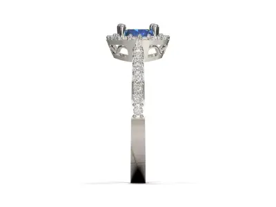 Wedding printable jewelry cad ring model jr00339 3D print model