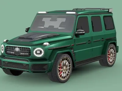 Mercedes-Benz AMG G63 BRABUS 700 Low-poly 3D model