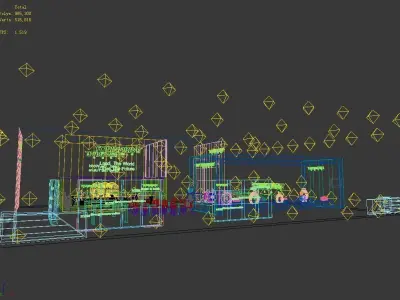 Exhibition - Area - 24X18-3DMAX2009-04 3D model