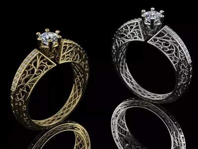 Ultra Vision Ring 3D print model 2