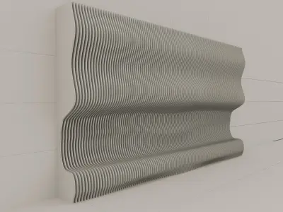 Parametric Wall 3D model