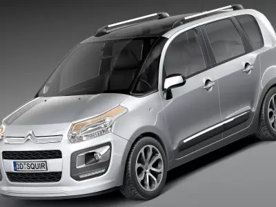 Citroen C3 Picasso 2013 3D model