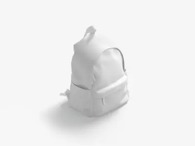 Backpack Low-poly 3D model