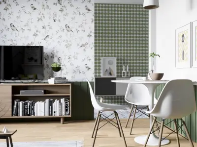 scandinavian style house 3D model