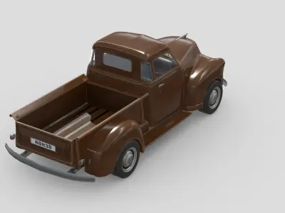 Chevrolet Advance Design Pickup Low-poly 3D model