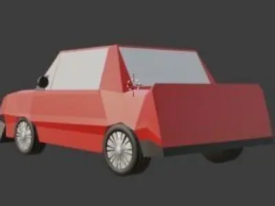 LOW-POLY CAR Low-poly 3D model buy