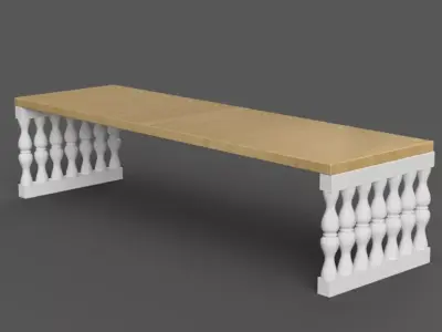 Classic Monitor Stand 3D STL File for Desk Decoration 3D print model