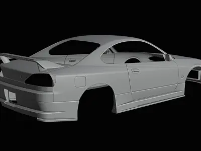 Yasuyuki Kazama 2008 D1GP Rodextyle Kit - GT7 S15 Silvia  3D model