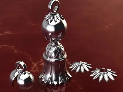 Rosary tassel 3D print model