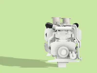 QSK60MARINE DIESEL ENGINE 3D print model
