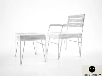 Promemoria Cernobbio chair 3D model