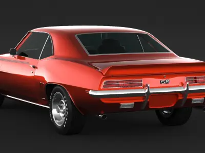 1969 Chevrolet Camaro z28 SS 3D model