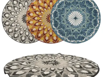 Rugs No 221 Low-poly 3D model