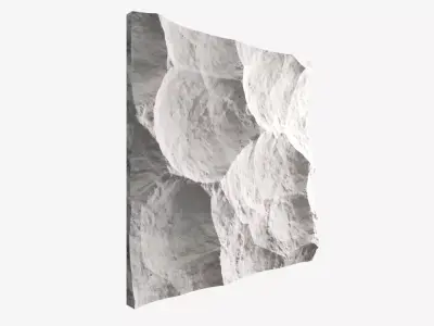 513-RockPanel sand paper wall art 3D model