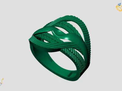 Women Plain Ring STL Models Womens Ring 3dmodels 3D print model 3D print model 39