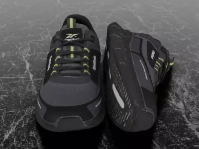 REEBOK ZIG DYNAMICA 3D SHOES Low-poly 3D model