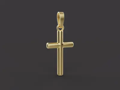 Cross Pendant 61477 3D print model