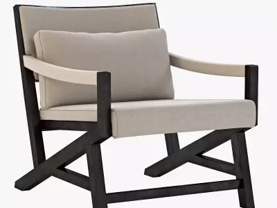 Eric Lounge Armchair 3D model