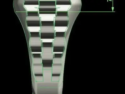 men ring 05 3D print model