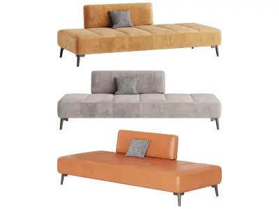 Art Deco Sofa 3D model