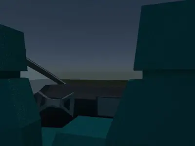 Testa Cybertruck low poly Low-poly 3D model