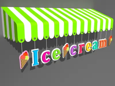 Awning 3d Model 06 3D model