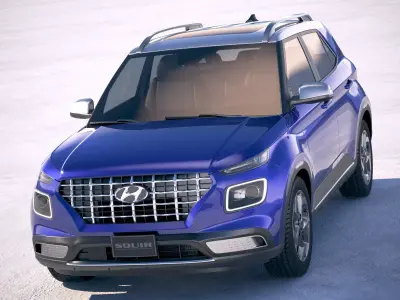 Hyundai Venue 2020 3D model