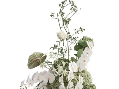 Flower In Vase 91 3D model