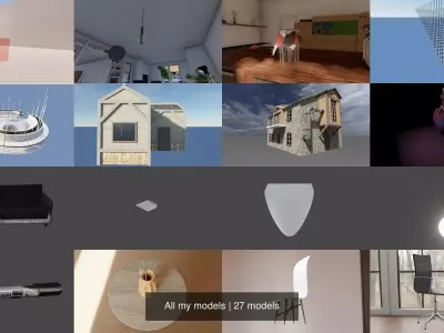 All my models 3D Model Collection