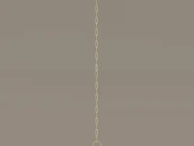 Arabian patterned hanging lantern 3D model