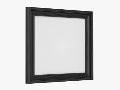 Frame square with picture 02 3D model