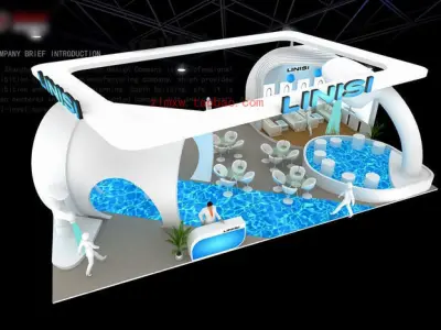 Exhibition - Area -10X16-3DMAX2009-04 3D model