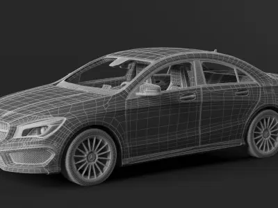 Mercedes benz CLA Amg 3D model
