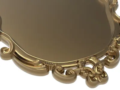 carved frame 3D model 18