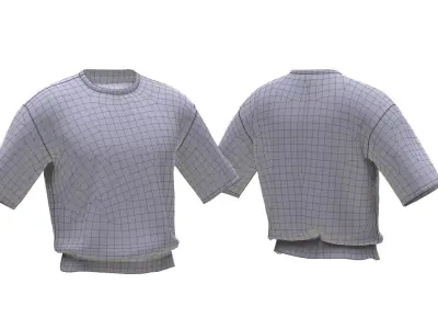 Tshirt Low-poly 3D model
