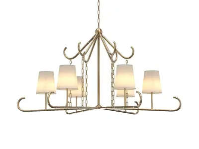 Cane Chandelier 3D model