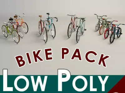 Low Poly Bike Pack