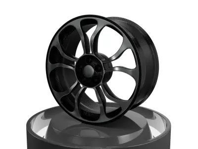 CARBON WHEEL 3D model
