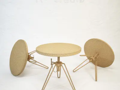 DIESEL coffee table by Moroso Free 3D model