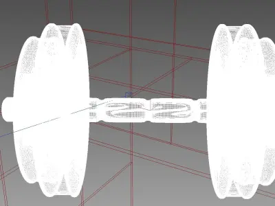 Sport dumbll 3D model