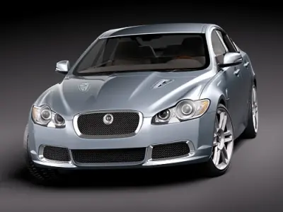 Jaguar XFR 3D model