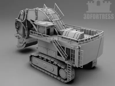 Mining Excavator 3D print model