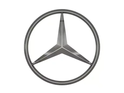 3D Mercedes Emblem 3D model